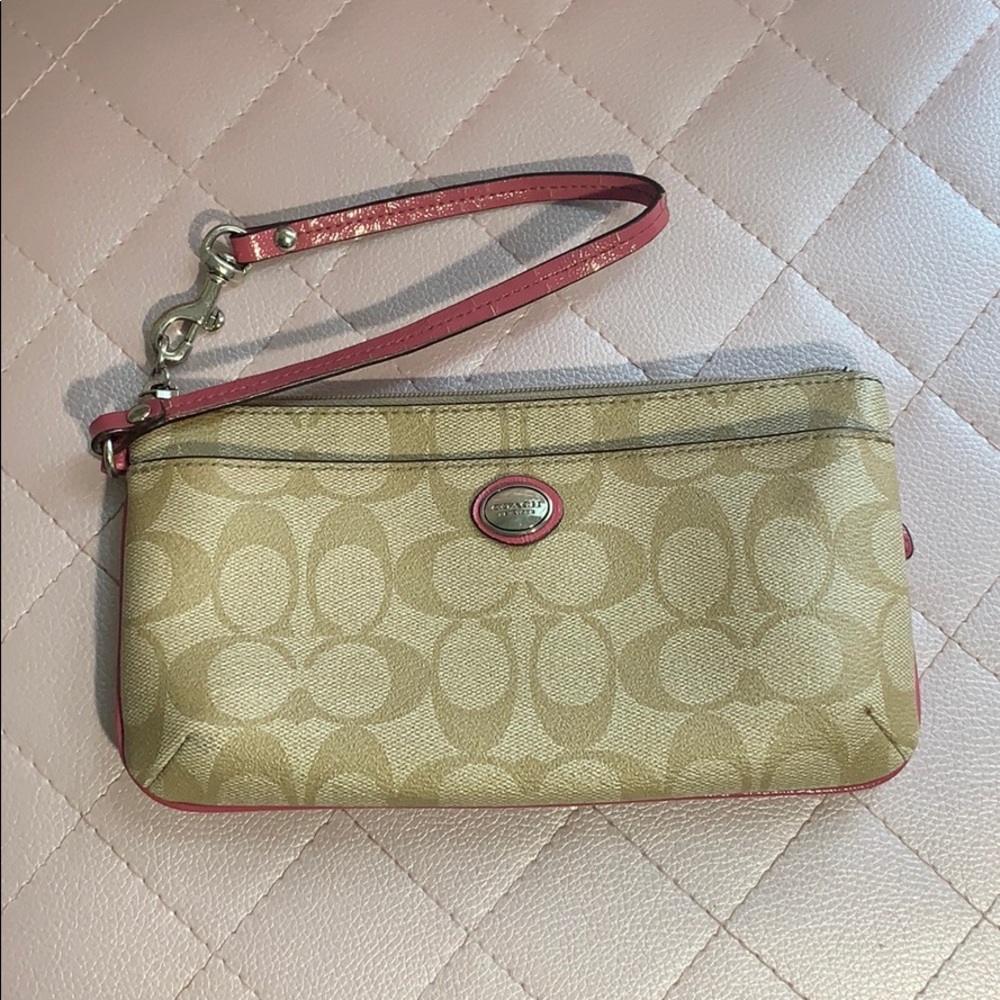 Large Coach Wristlet